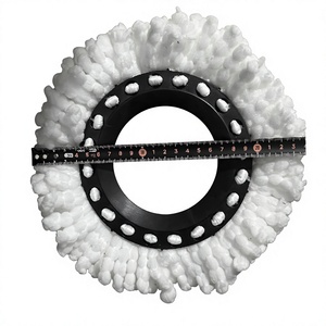 Têtes de balai serpillère en microfibre de remplacement, lavables à 360 degrés, pour nettoyage des sols, réutilisables - Product Image 4