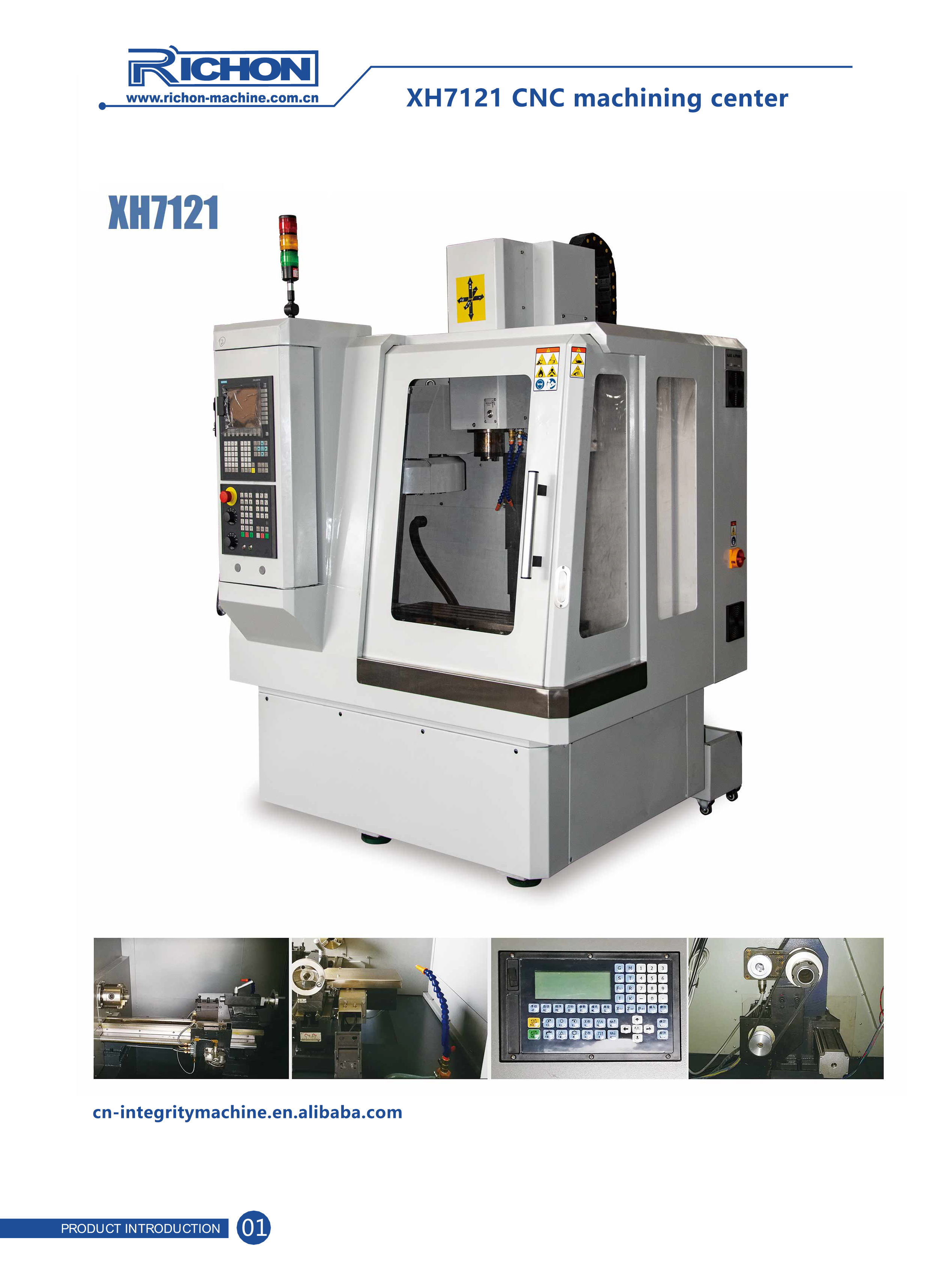 Xh7121 Mini CNC Milling Machine - 5 Axis Drilling & Milling for