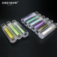 Shinbow — palette de fard à paupières liquide pailleté, maquillage, marque privée, métallique/liquide