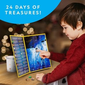 Caja de Calendario de Adviento de 24 Piedras Preciosas para Niños, Colección Personalizada de Crystal Rock, Papel en Relieve con Minerales Fósiles para Crema Facial - Product Image 2