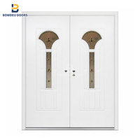 Porte d'entrée extérieure à double sécurité, portes métalliques pour maisons, porte d'entrée de véranda résidentielle, vente en gros