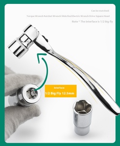 Tùy Chỉnh OEM 3/8 \ "Ổ Đĩa Hợp Kim Chống Gỉ 6-Điểm Mô-men Xoắn Cờ Lê Ratchet Ổ Cắm Cờ Lê Thiết Lập Chrome Kết Thúc Sâu Hex Ổ Cắm - Product Image 6