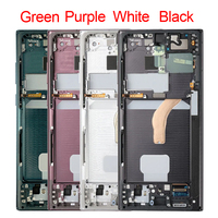 Pantalla de Repuesto con Digitalizador Táctil OLED Dynamic AMOLED S22U Original, Pantalla LCD S22 Ultra para Samsung Galaxy S908B U