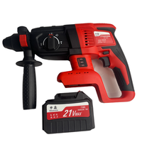 Marteau perforateur sans fil Batterie rechargeable, Chargeur rapide Marteau de démolition sans balais robuste, Marteau perforateur sans fil
