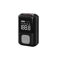 Lumière led d'urgence 12V DC Auto sans fil 150psi grand écran lcd mini pompe à air électrique gonfleur de pneu