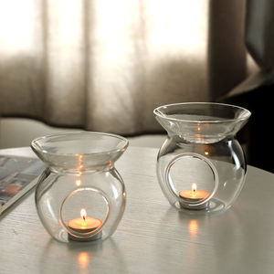 <span class=keywords><strong>Lampe</strong></span> d'aromathérapie romantique chambre bougie ménage verre brûleur d'encens huile essentielle poudre bois d'agar bois de santal brûleur d'encens - Product Image 4