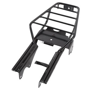 Support de bagages arrière en fer chromé pour moto, support de chargement arrière de remplacement pour Monkey Z50 Z50J <span class=keywords><strong>Skyteam</strong></span> Z50A, noir - Product Image 4