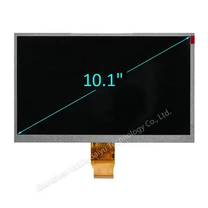 شاشة عالية الجودة 1024x600 بيكسل EK79001 EK73215 RGB واجهة 50 دبوس FFC 10.1 بوصة Tft LCD وحدة عرض بدون شاشة لمس