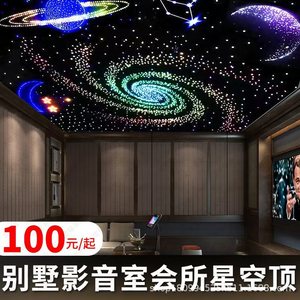 Starry Sky Ceiling Fiber Optic Light 1000-1000 Seven Colors Ambient Lighting For Restaurant Wedding Hallway - Product Image 4
