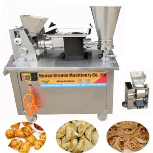 Máquina de fabricación de productos de grano 2022, suministro de fábrica, automática, Samosa, dumplings, rodillo de resorte Empanada, Pierogi, Pelmeni