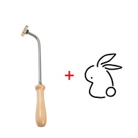 Tampon en fer à chauffage automatique personnalisé pour gâteau en bois, barbecue, boulangerie, aliments avec logo en noix de coco, outil de marque