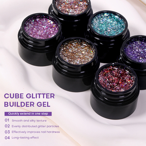 جل تمديد الأظافر بالجملة، لون وردي ناعم، لصالونات الأظافر، جل LED UV للتصميم، غير سام، نباتي، صديق للبيئة - Product Image 5