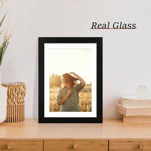 Hot Sell Desktop Home Decor PVC Plastic Black Fashionable Waterproof Eco-Friendly Customized Logo Photo <b>Frame</b> A1/A3/<b>A4</b> 5X7 8X10 - Product Image 3