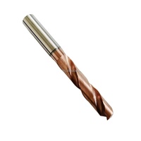 Foret hélicoïdal 5D pour machines-outils CNC, liquide de refroidissement externe, en carbure monobloc, pour l'acier