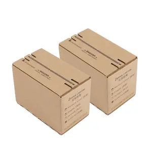 Картонная коробка на молнии из крафт-бумаги, легко рвется, гофрированная картонная коробка для одежды, косметики, подарочная упаковка, коробка для авиационной рассылки