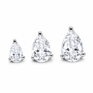 Piercing Labret sans filetage en Titane ASTM F136 avec Zircon Cubique (CZ) en forme de Goutte, Marquise, Triangle pour Cartilage, Hélix, Tragus - Product Image 4