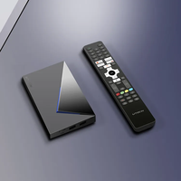 Amlogic S905W2 Quad Core Utocin Alpha Tv Box Android 11.0 Wifi Dual Ethernet de 100M Reproductor Multimedia Inteligente Set Top Box de Fábrica