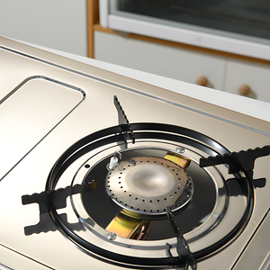 Réchaud à gaz portable hautement efficace Cuisine domestique Double brûleur Contrôle par bouton Réchaud à gaz avec pièces de rechange gratuites - Product Image 5