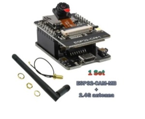 Carte de développement ESP32 <span class=keywords><strong>CAM</strong></span> <span class=keywords><strong>MB</strong></span> avec téléchargeur USB et WiFi pour applications IoT 5V, module <span class=keywords><strong>cam</strong></span>éra série OV - Product Image 6