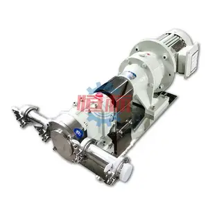 Electric Food Fluid Transfer Pmp 3RP Rotary Stainless Steel Lobe Pump With Self-priming Ability For Food Industry