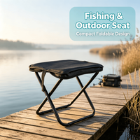 Chaise de camping et de pêche pliable en tissu Oxford ultra-légère, durable et écologique, design pliable, mobilier d'extérieur portable