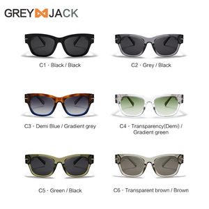 Gafas de sol polarizadas Greyjack Kg2512, montura negra Tr90, lentes TAC, protección UV400 para mujer - Product Image 3