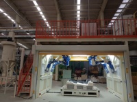 Système de découpe à jet d'eau ultra haute pression, robot de découpe 3D à 6 axes, pompe intensificatrice hydraulique pour composites, longue durée de vie