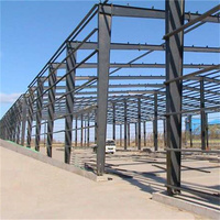 Atelier industriel moderne en structure acier de Chine, kit de hangar préfabriqué avec isolation PIR 50 mm ou laine de roche