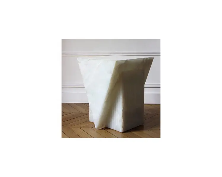 Shining Stone Marble Vase Nature White Onyx Vase For Room Decoration Design White Onyx Vase