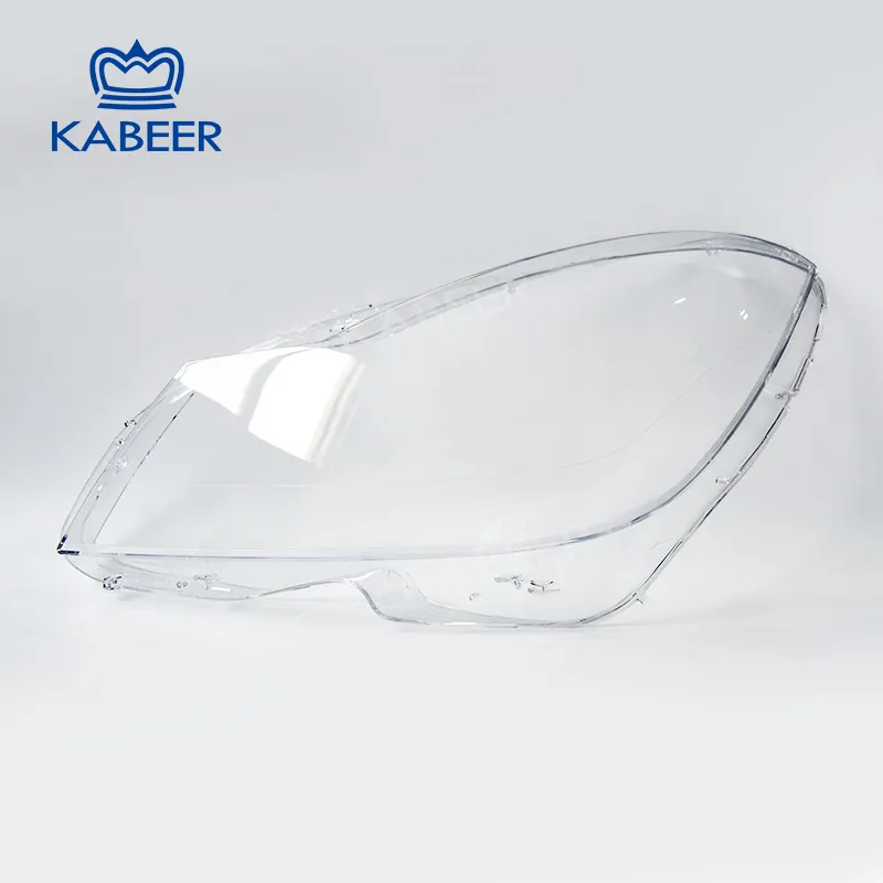 ฝาครอบเลนส์ไฟหน้า Kabeer เหมาะสำหรับฝาครอบไฟหน้ารถยนต์ Mercedes Benz C Class W204 11-15โพลีคาร์บอเนต OEM A2048203539/3639