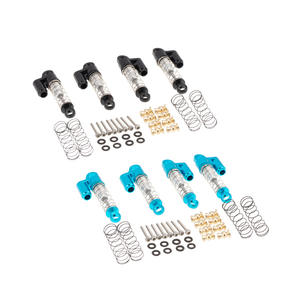 Juego de Amortiguadores de Aluminio para Coche RC Eléctrico a Radiocontrol, para <span class=keywords><strong>Crawler</strong></span> Negro <span class=keywords><strong>1</strong></span>/<span class=keywords><strong>24</strong></span> <span class=keywords><strong>Axial</strong></span> SCX24 AXI90081 - Product Image 1