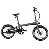 Vélo électrique pliable Naicisports 20 pouces en fibre de carbone, pour trajets urbains, vitesse unique, moteur moyeu arrière 36V 7Ah 250W/350W, frein à disque hydraulique
