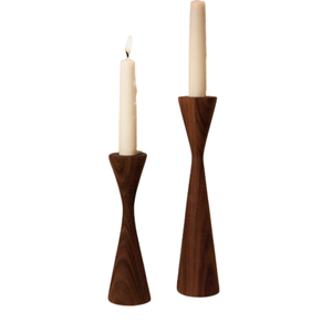 Portavelas de madera de mesa sostenible, regalo de decoración del hogar, sala de estar, boda, fiesta, evento, decoración - Product Image 1