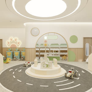 ملعب داخلي آمن وصديق للأطفال رائج البيع للمقاهي ودور الحضانة، ملعب داخلي ممتع لمرحلة ما قبل المدرسة من الشركة المصنعة - Product Image 3