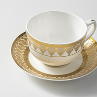 New Bone China Royal Chef Plats en or pour restaurant haut de gamme Vaisselle en relief Traiteur Événement Assiette principale Assiettes