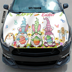 Funda para Capó de Coche Personalizada de 5x4 pies con Diseño de Conejo de Pascua, para Festivales, Deportes, Regalos - Product Image 4