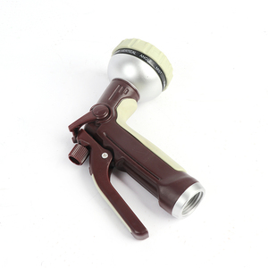 Garden Water Guns High Pressure Adjustable 10 Pattern Hose <b>Spray</b> Gun with Rear Hose ABS+PP+TPR Material - Product Image 4
