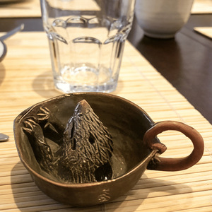 <b>Mouse</b> Shaped Grinding Juicing Bowl Ceramic Handmade For Kitchen Use - Product Image 3