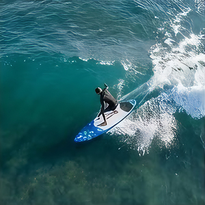 IHOMEINF IHBSUPB-28 Planche à pagaie <span class=keywords><strong>gonflable</strong></span> 11 pieds Extra large Ultra stable Antidérapant PVC Kit 3 ailerons Lacs Rivières - Product Image 3