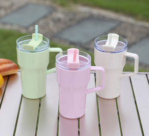Vaso Térmico de Lujo 2026 de 30oz y 40oz con Asa, Venta al por Mayor, Logotipo Personalizado, Acero Inoxidable, Aislamiento al Vacío, Taza de Viaje para Café con Pajita - Product Image 6
