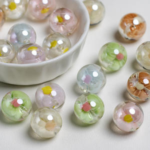 K16 Star Shape Bubble Cold Moon Acrylic Mixed Color Electroplated Through-Hole Loose Handmade <b>Diy</b> Mobile Phone Edge <b>Accessory</b> - Product Image 1