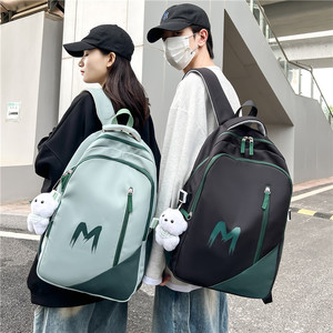 กระเป๋าเป้สะพายหลังนักเรียนแบบ unisex ขนาด 18 นิ้ว ลายตัวอักษรสีสันสดใส เหมาะสำหรับใส่ในชีวิตประจำวันและเดินทาง - Product Image 2