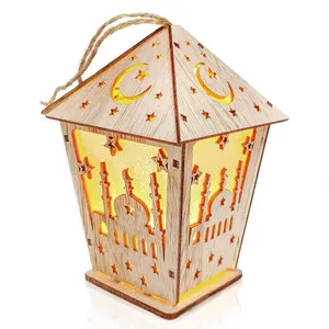 LED Ramadan Lanterns decorations Lights Interno Bambini e Decorative per Feste LED Ramadan Bamboo Lanterns LED Garden Light