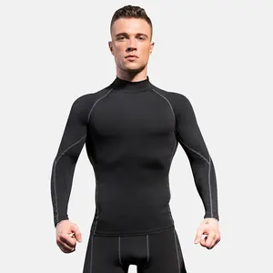 Mens Compression Long Sleeve Tights Shirt Top Shorts Sets Fitness Apparel Gym Outdoor Running Compression Pants Shirt