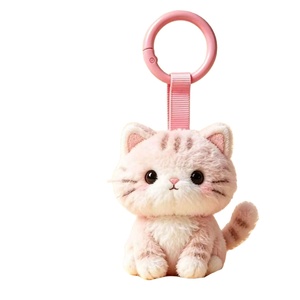 Bulk Personalized Cute <b>Cat</b> <b>Plush</b> Keyring, Soft Bag Accessory, Wholesale Custom <b>Plush</b> Bulk Supply - Product Image 1