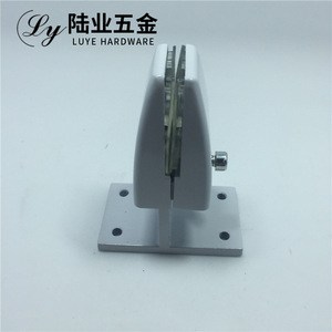 Clip de fixation double face Luye Hardware en alliage d'aluminium pour cloison de bureau avec base pour mobilier commercial - Product Image 3