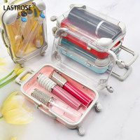 Petite valise pour shampoing, brillant à lèvres, mini-coffret de voyage pour cosmétiques, boîte d'emballage pour faux-cils, fournisseur