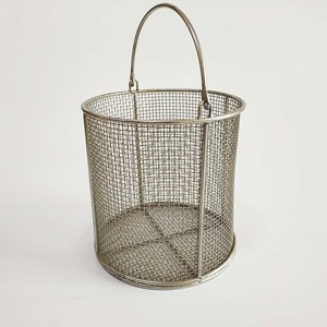 Small 316 Stainless Steel <strong>Wire</strong> Mesh <strong>Storage</strong> <strong>Basket</strong> for Efficient <strong>Storage</strong> and Straining Buckets - Product Image 1