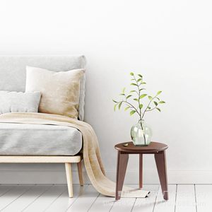 Wood Heart Wooden Bathroom <b>Stool</b> Brown <b>Low</b> Style Storage Footstool Shower Seat - Product Image 1