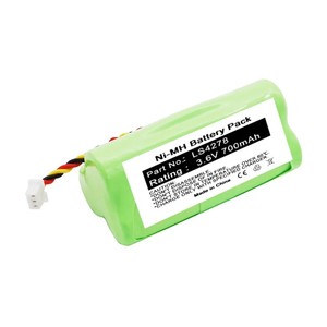 Vente chaude 3.6V 700mAh Ni-MH LS4278 LI4278 <span class=keywords><strong>DS6878</strong></span> <span class=keywords><strong>DS6878</strong></span>-SR 82-208-01 Batterie BTRY-LS42RAA0E-01 pour Symbole Barcode Scanner - Product Image 4